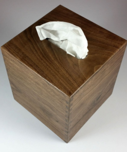 Tissue Box - Small - Black Walnut