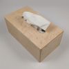 Birdseye Maple Tissue Box - Regular - Box Jointed Corners