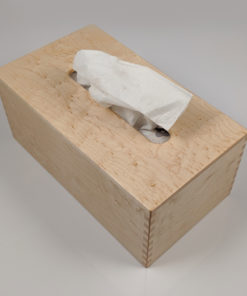 Birdseye Maple Tissue Box - Regular - Box Jointed Corners