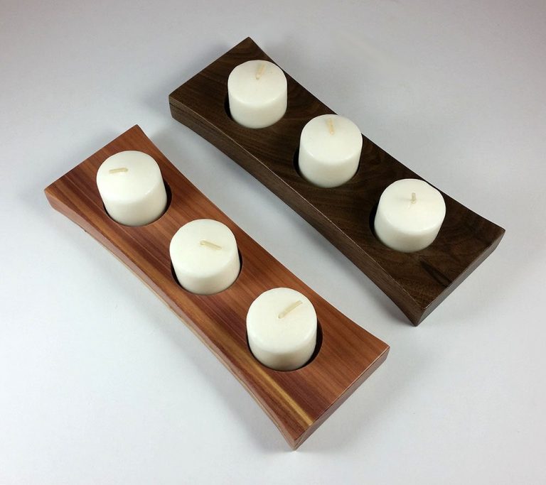 Tea Light Holder - Small - Pair