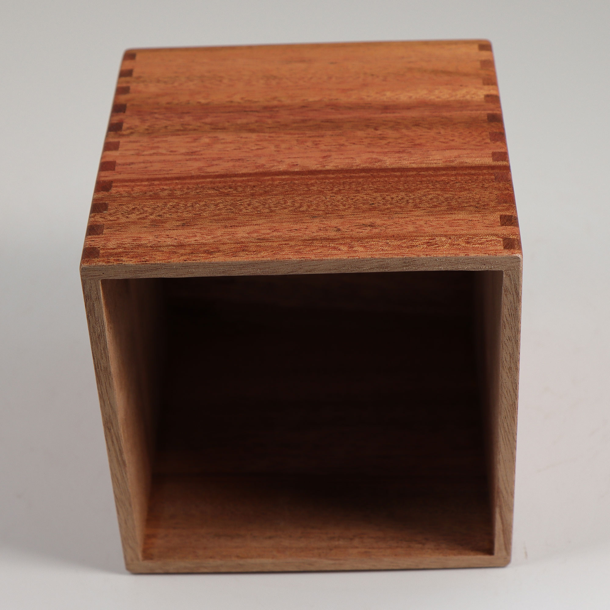 Hand Crafted Small Mahogany Wooden Box # 1 by Wooden-It-Be-Nice
