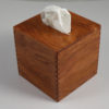 Limited Quantity - Solid Texas Mesquite - Handmade Tissue Kleenex Box Cover - Square Cube - Box Jointed Corners