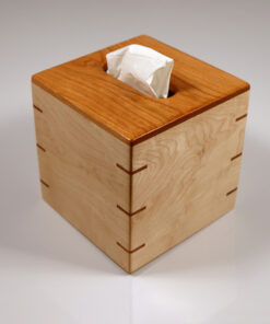 Cherrywood and Tiger Maple Tissue Cover